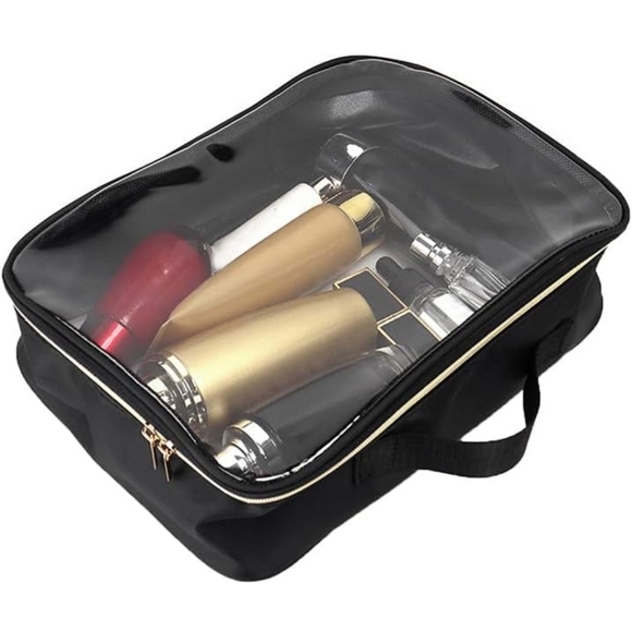 Generic Transparent Waterproof Travel Wash Bag - 10" L, 7" H, 4" D - Picture 8 of 8